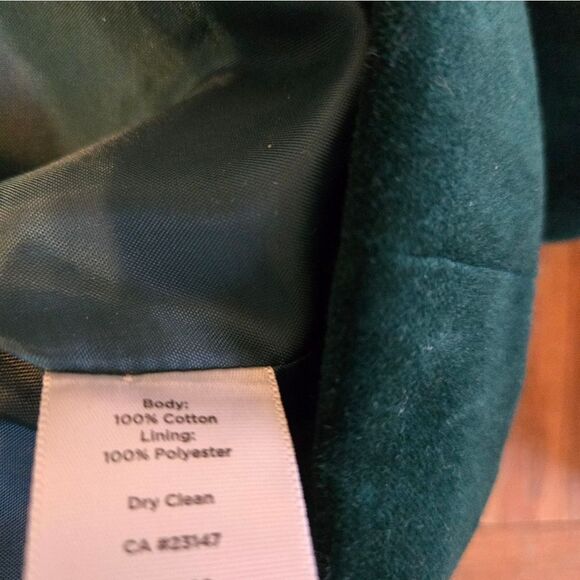 Talbots Green Velvet Blazer and Pants Plus Size See Description - Picture 10 of 11